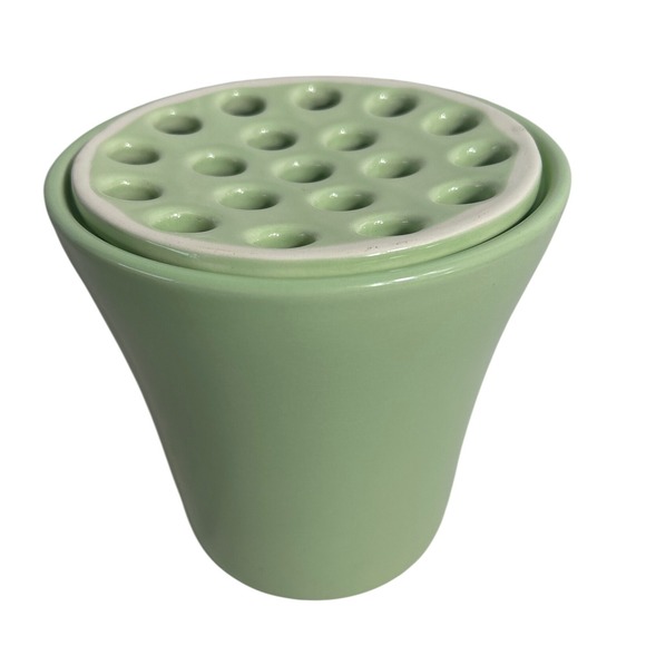 Southern Living at Home Arrange It Easy Vase Green Ceramic Flower Frog - Picture 1 of 9
